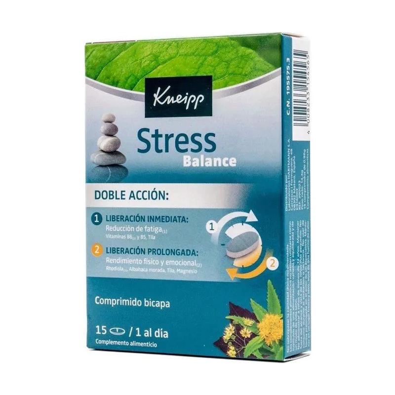 Kneipp Stress Balance 15 Comprimidos Bicapa
