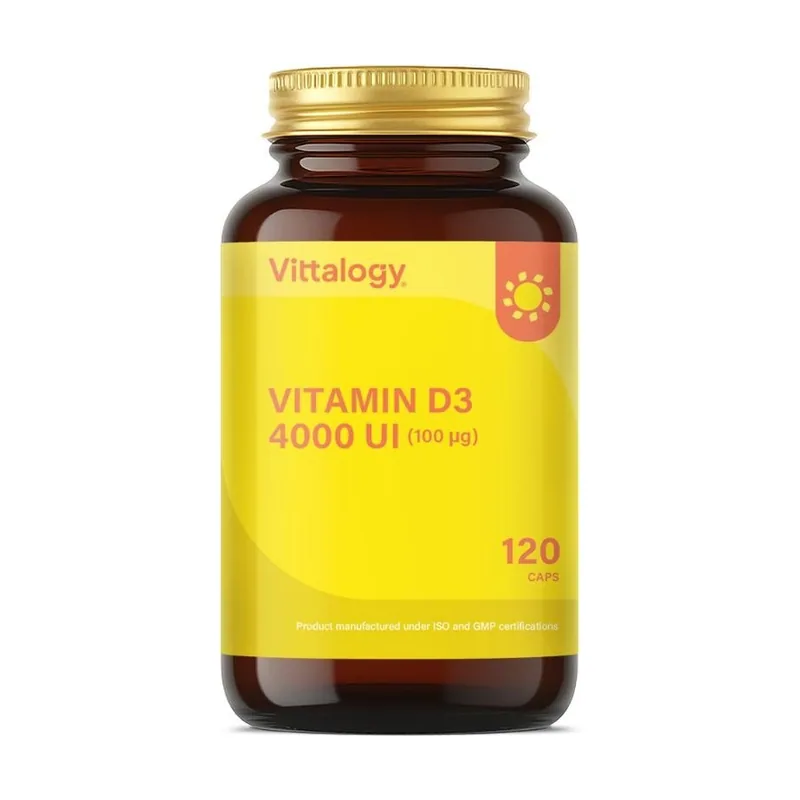 Vitamin D3 4000 UI 2x120 Cápsulas【PACK AHORRO】