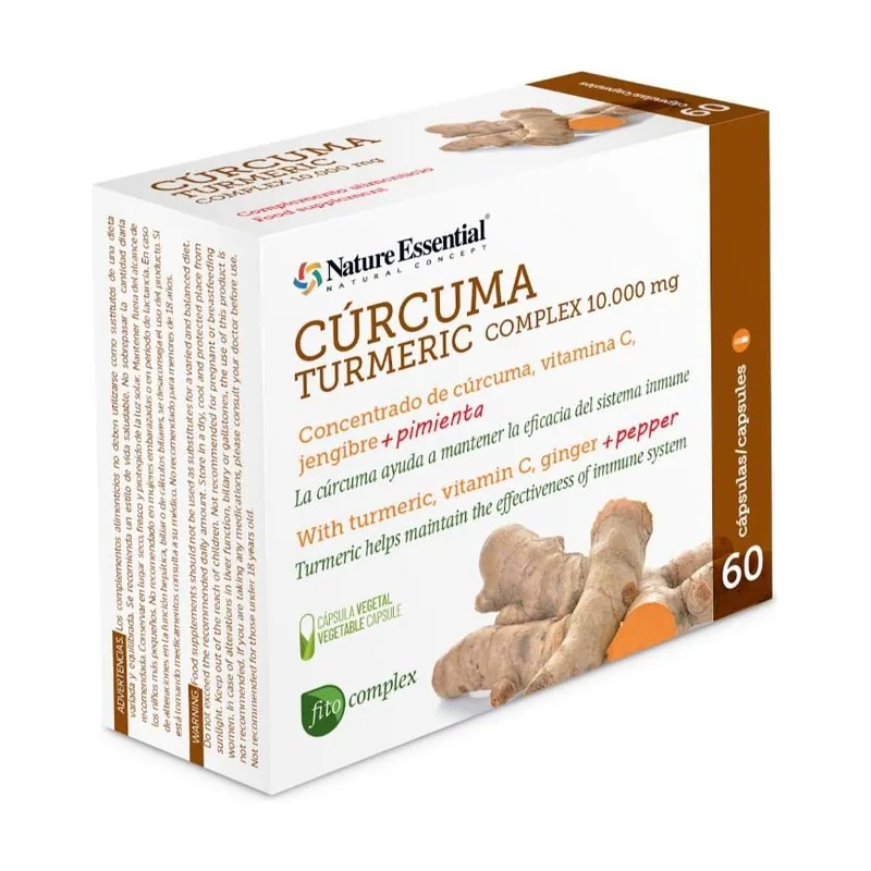Nature Essential Cúrcuma Complex 10.000 mg 60 Cápsulas
