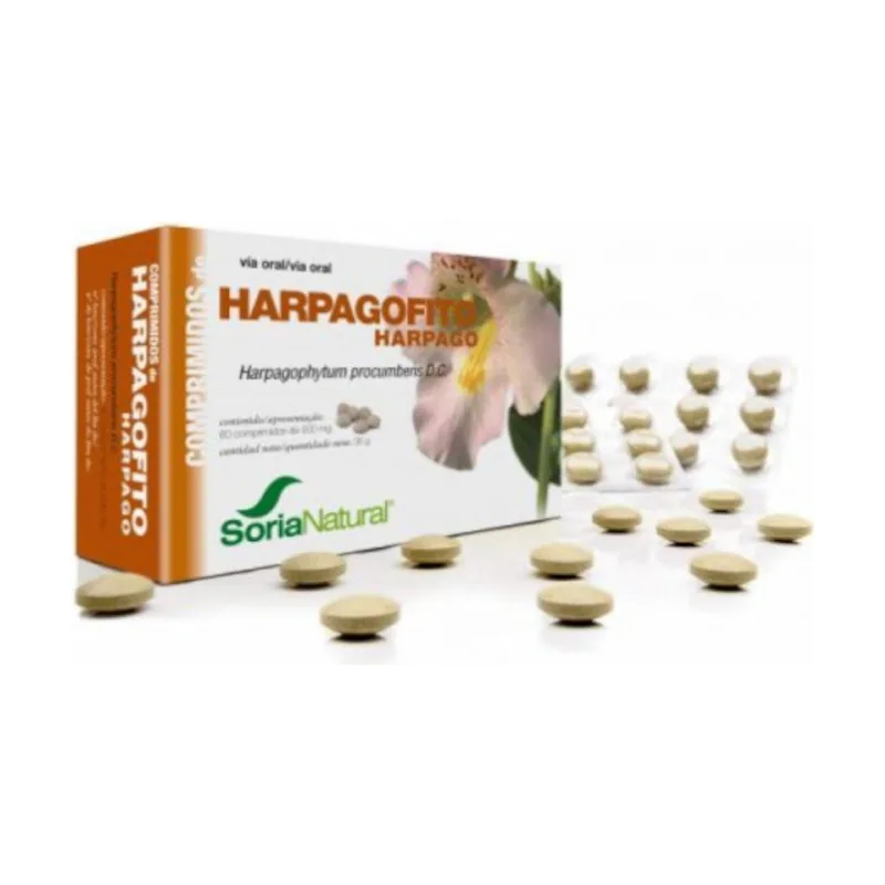 Soria Natural Harpagofito 600 mg 60 Comprimidos