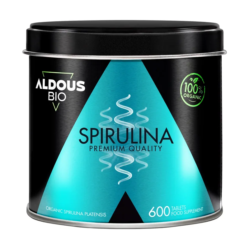Aldous Bio Aldous Espirulina Ecológica Máxima Dosis 3000 mg 600 Tablets
