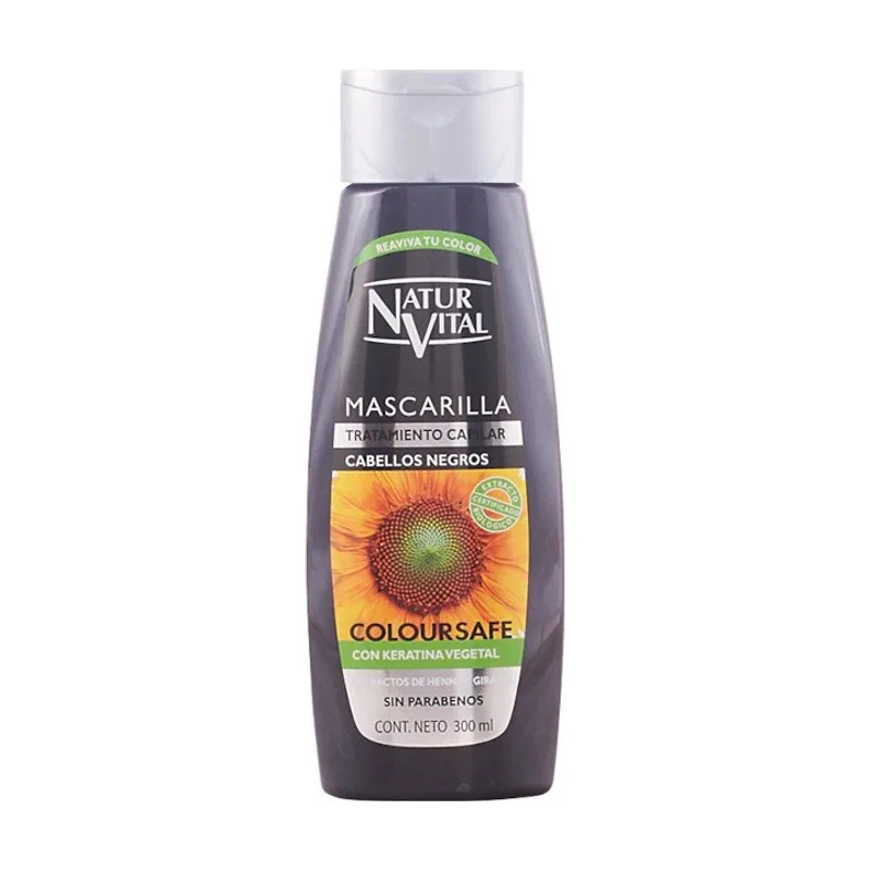 Natur Vital Mascarilla Coloursafe Negro 300 ml