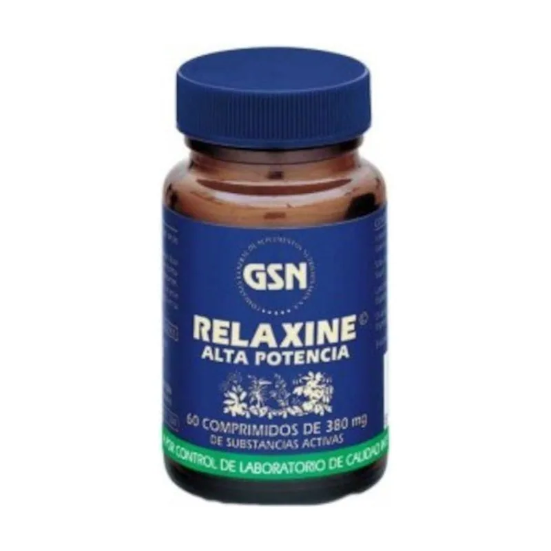 Gsn Relaxine Premium Alta Potencia 380 mg 60 Comprimidos