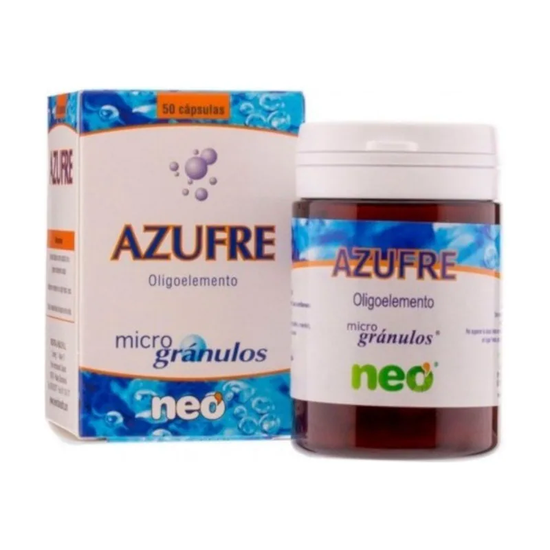 Azufre Microgránulos 50 Cápsulas