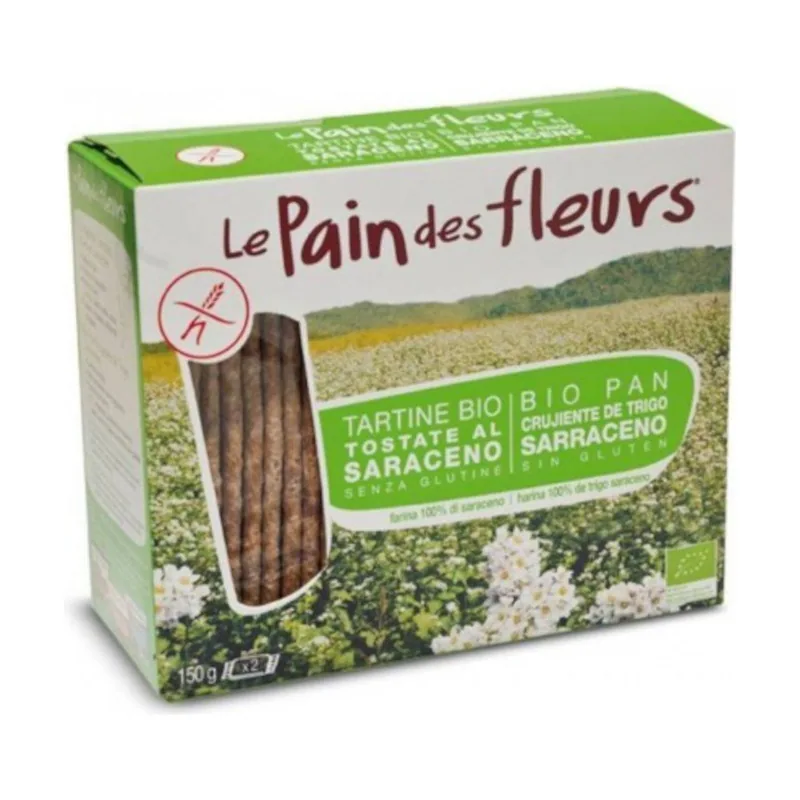 Le Pain Des Fleurs Pan de Flores Sarraceno Sin Gluten Bio 150 g