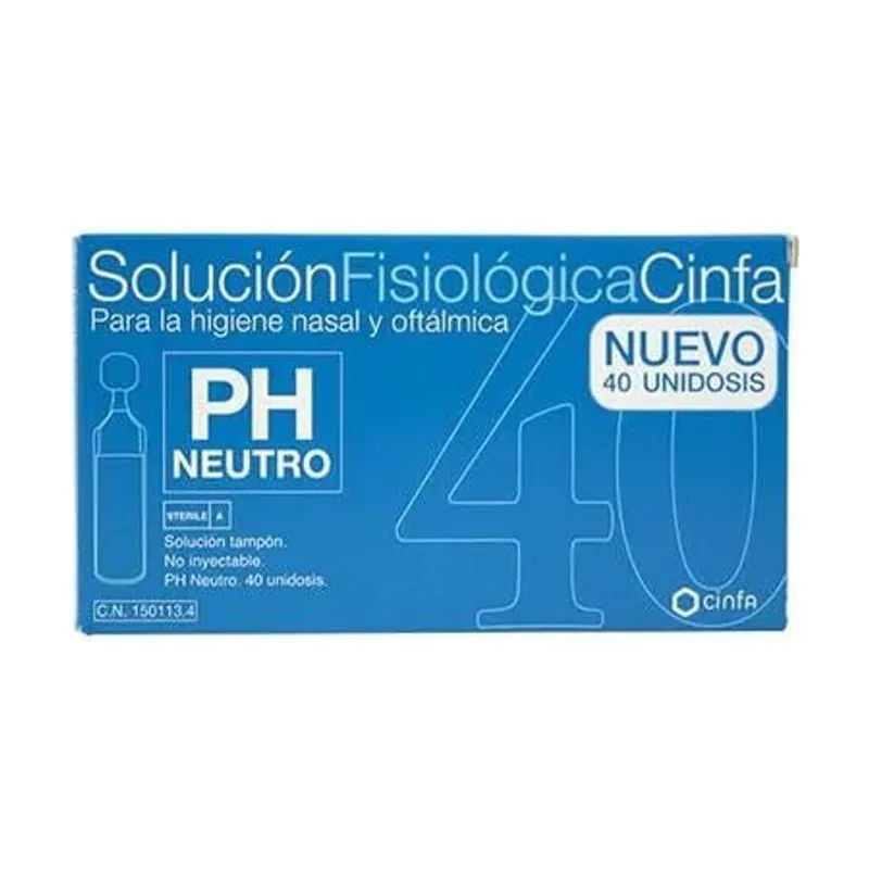 Solución Fisiológica Monodosis 40 unidosis