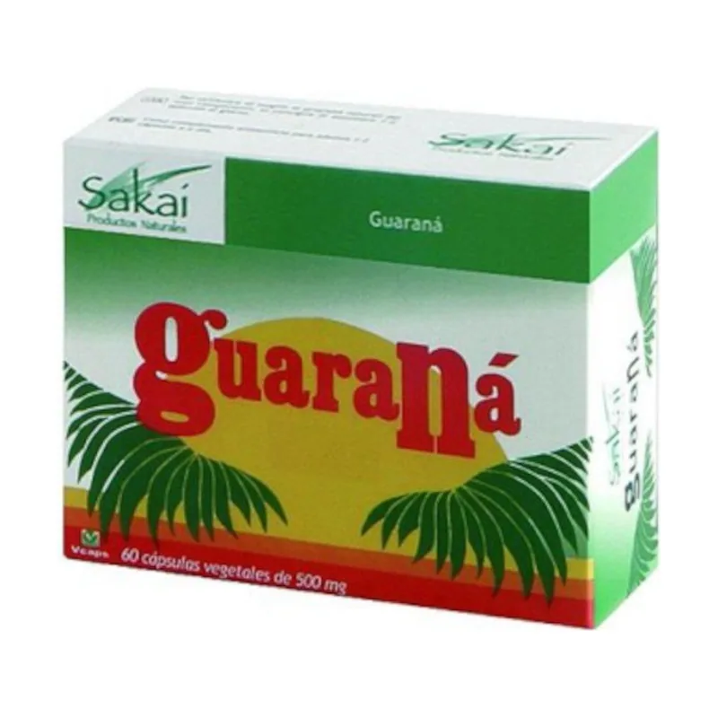 Sakai Guaraná 500 mg 60 Cápsulas