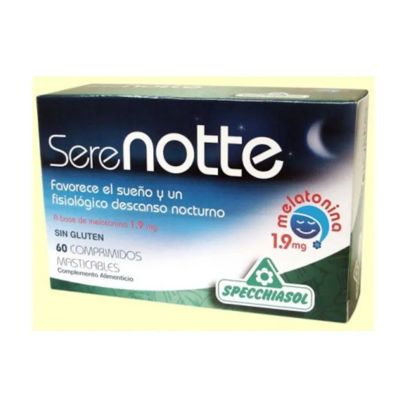 Specchiasol Serenote Melatonin 1,9 mg 60 Comprimidos