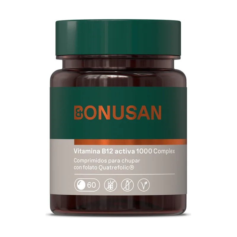 Bonusan Vitamina B12 Activa 1000 Mcg 60 Tabletas