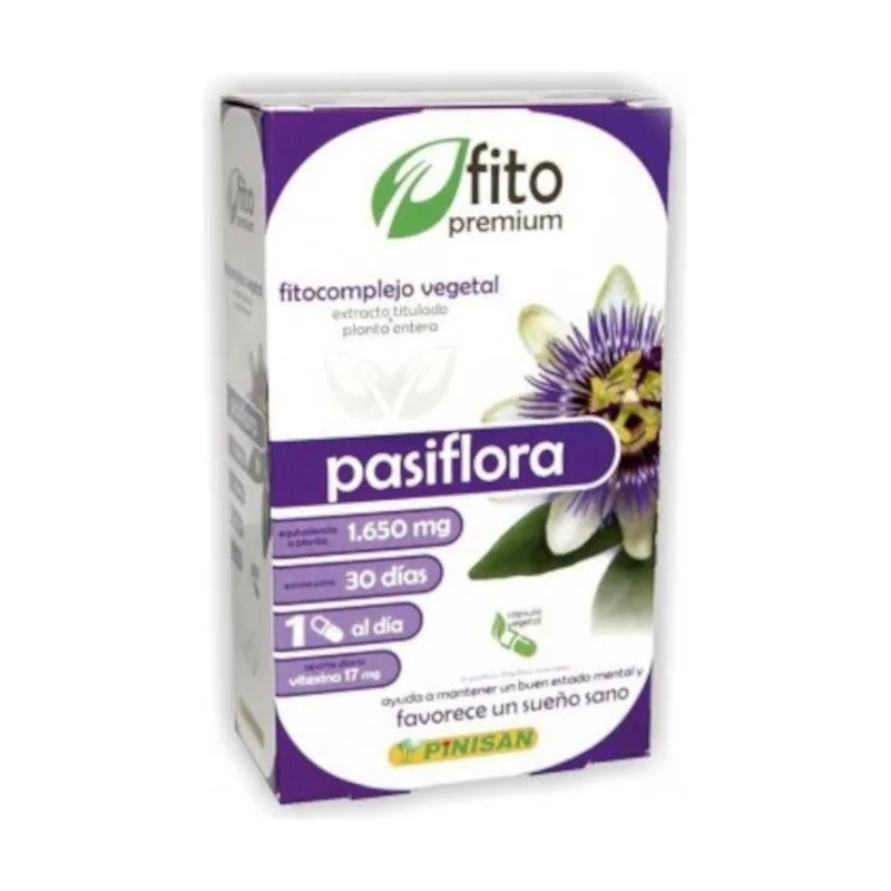 Pinisan Fitopremium Pasiflora 30 Cápsulas