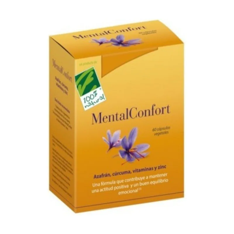 100% Natural Mentalconfort 60 Capsulas