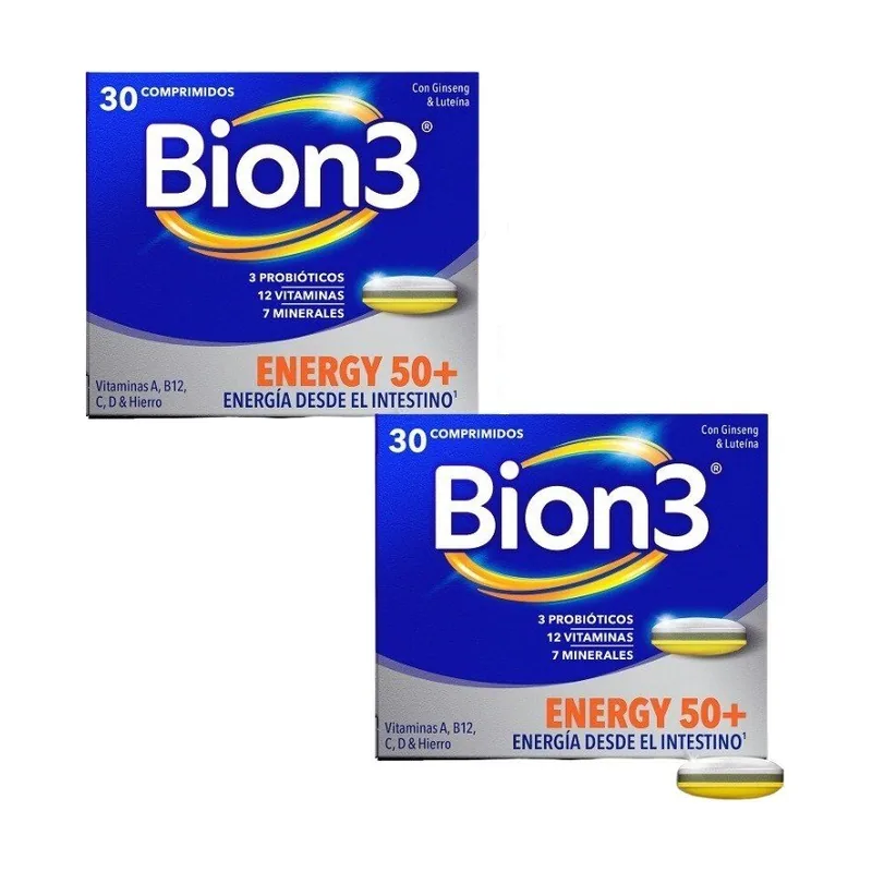Bion3 Energy 50+ 30 Comprimidos