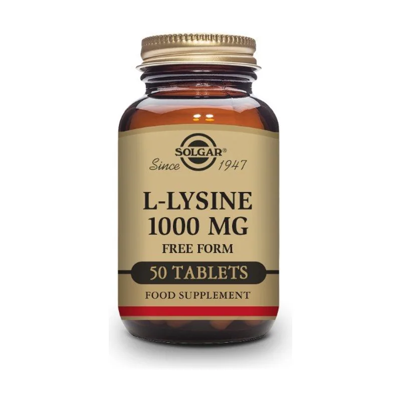 Solgar L-Lisina 1000 mg 50 comprimidos