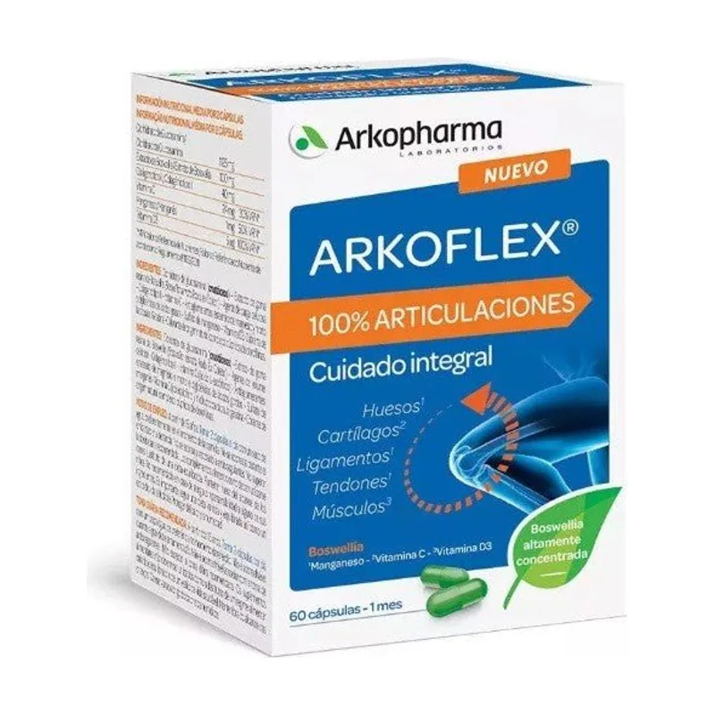 Arkopharma Arkoflex 100% articulaciones Cuidado Integral 60 cápsulas