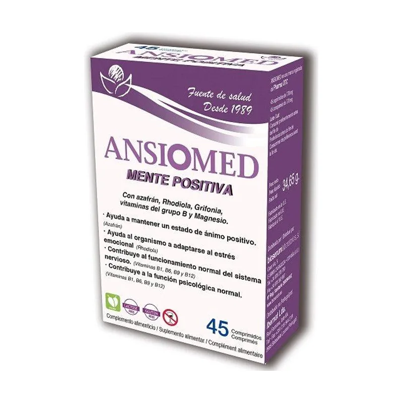 Bioserum ANSIOMED Mente Positiva 45 cápsulas