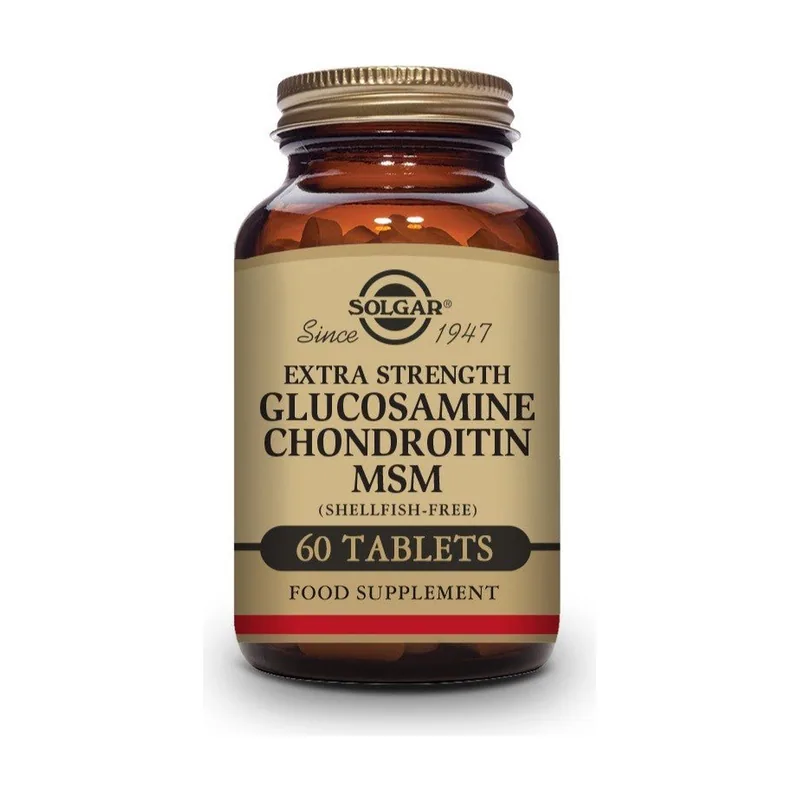 Solgar Glucosamina Condroitina MSM Concentrado 60 Comprimidos