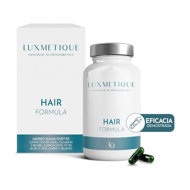 Luxmetique Hair Formula 60 Cápsulas Cabello y Uñas