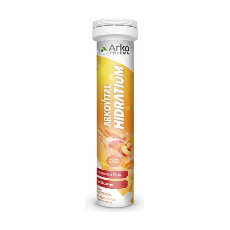Arkopharma Arkovital Hidratium Hidratación Sabor Melocotón 24 Comprimidos Efervescentes