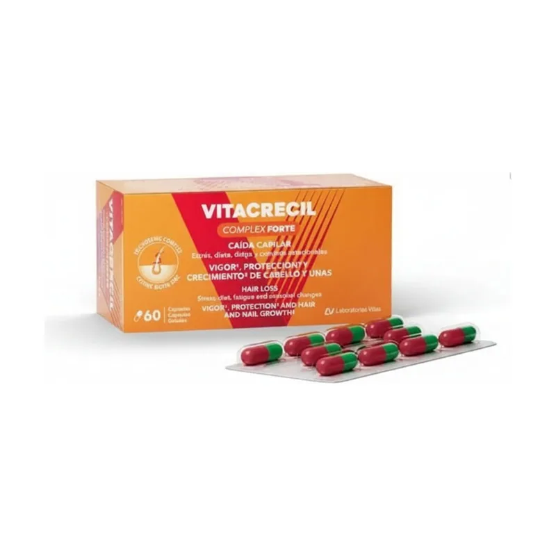Vitacrecil Complex Forte Suplemento Capilar 60 Cápsulas