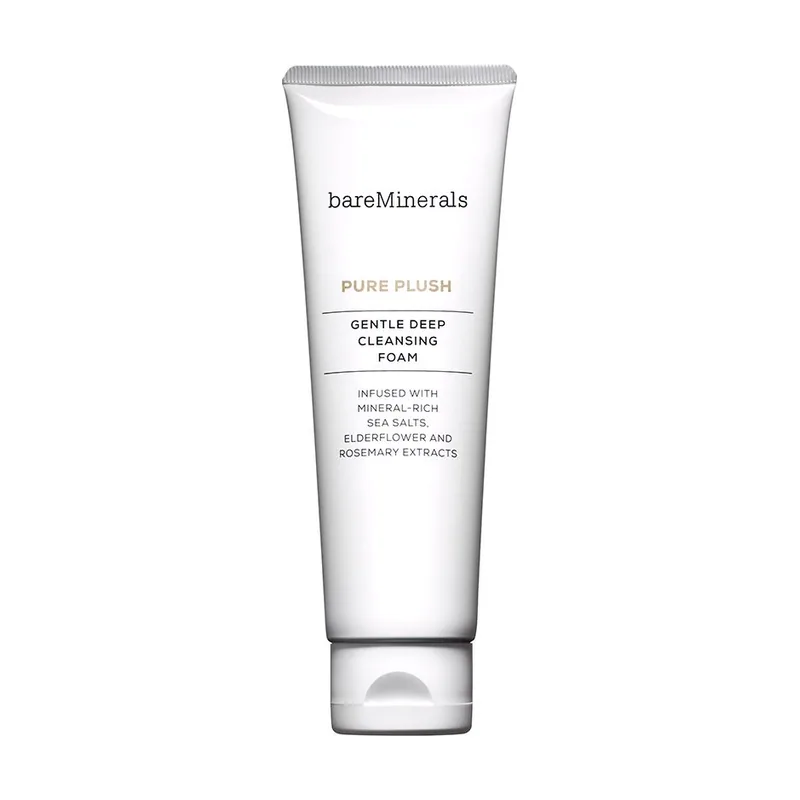 Bare Minerals PURE PLUSH espuma limpiadora suave y profunda 120 gr