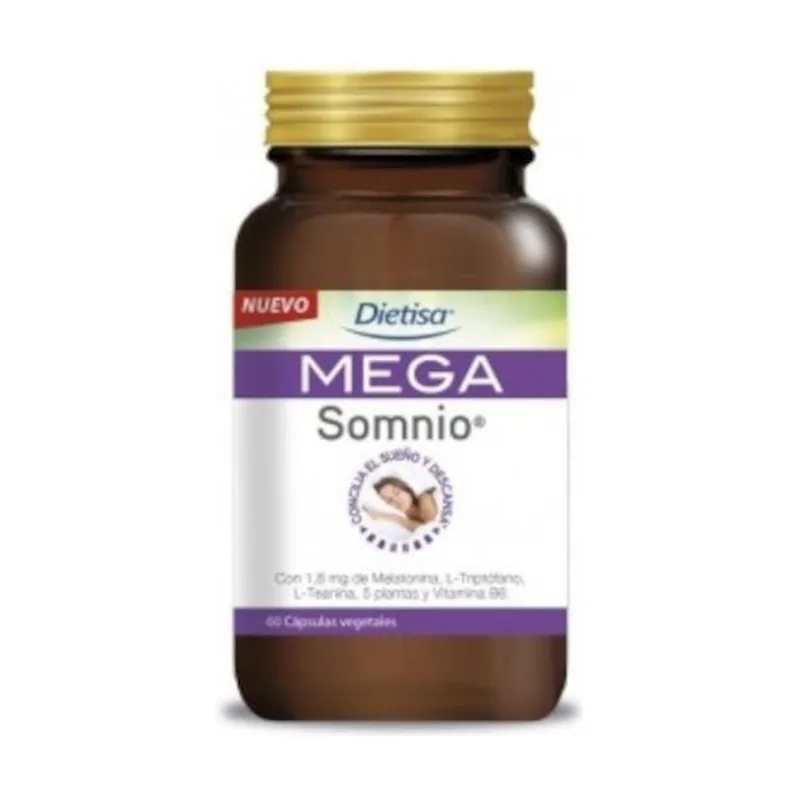 Dietisa Mega Somnio 60 Cápsulas Vegetales
