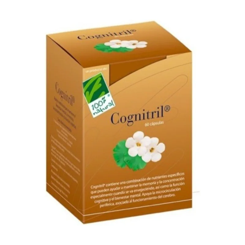 100% Natural Cognitril 60 Capsulas Fórmula
