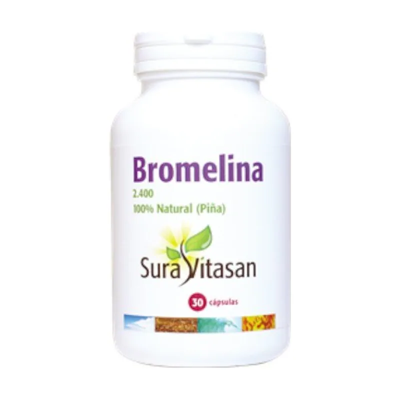 Sura Vitasan Bromelina 2.400 500 mg 30 Cápsulas
