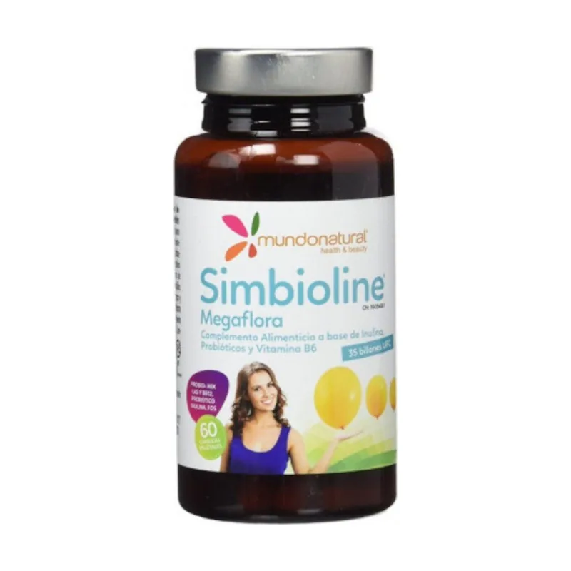 Mundo Natural Mundonatural Simbioline Megaflora 60 Cápsulas
