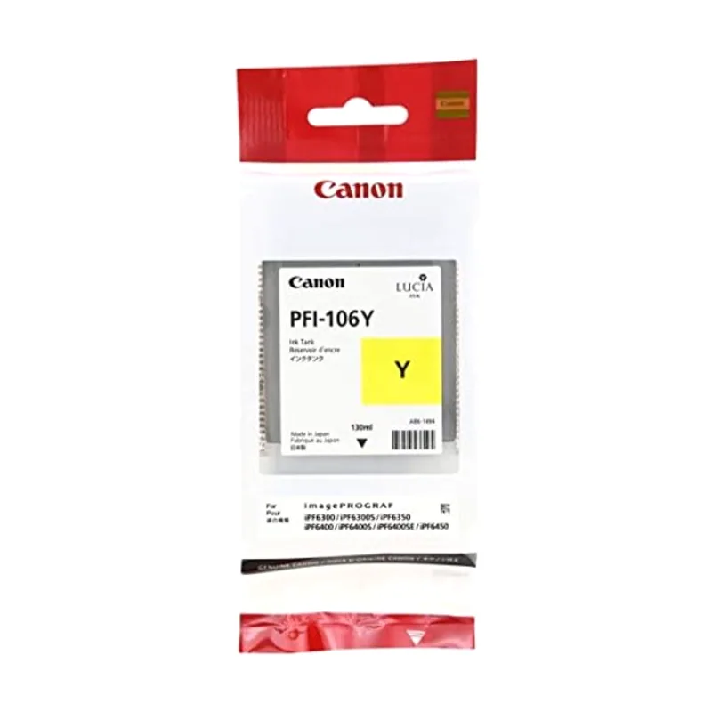 Canon PFI-106 Y cartucho de tinta 1 pieza s