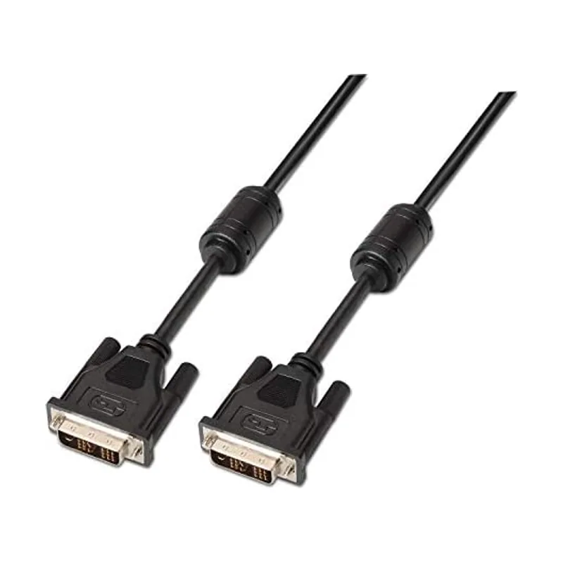 Aisens Cable DVI-D Macho A DVI-D Macho Single Link 18+1 Ferritas 1.8M Negro A117-0086