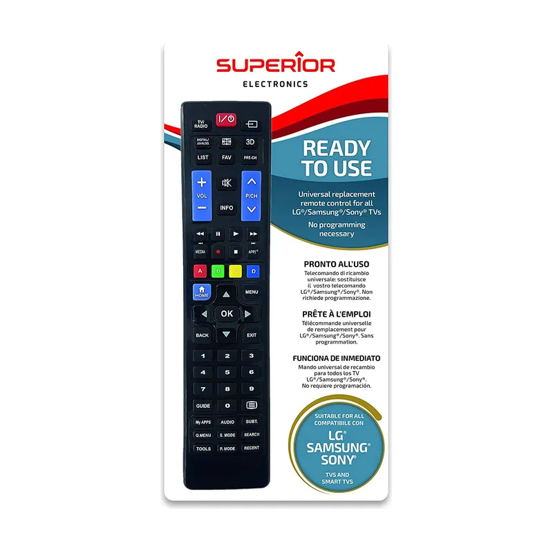 Superior Mando Universal LG SAMSUNG SONY Smart 3D