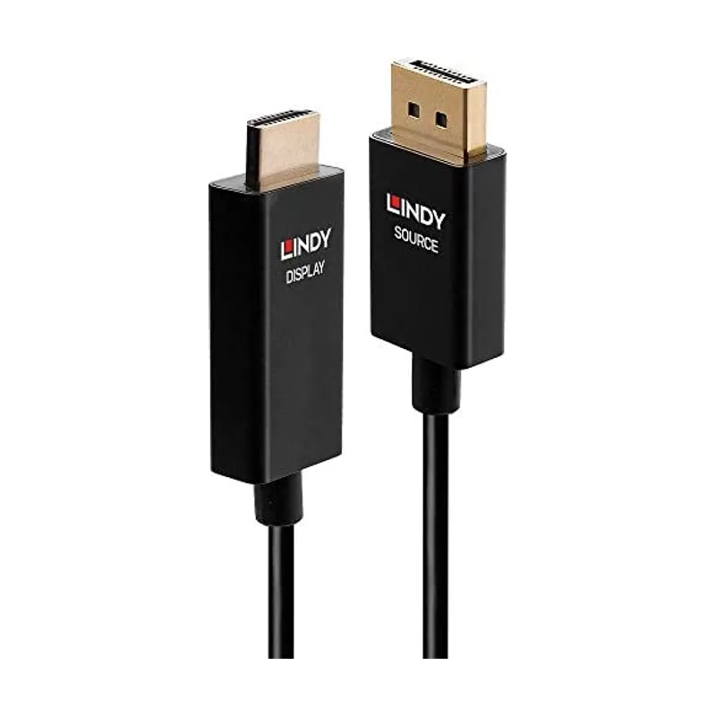 Lindy 40927 adaptador de cable de vídeo 3 m DisplayPort HDMI tipo A Estándar