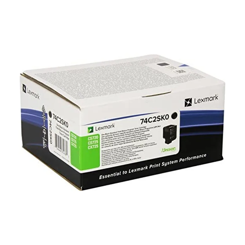 Lexmark 74C2SK0 cartucho de tóner 1 pieza s