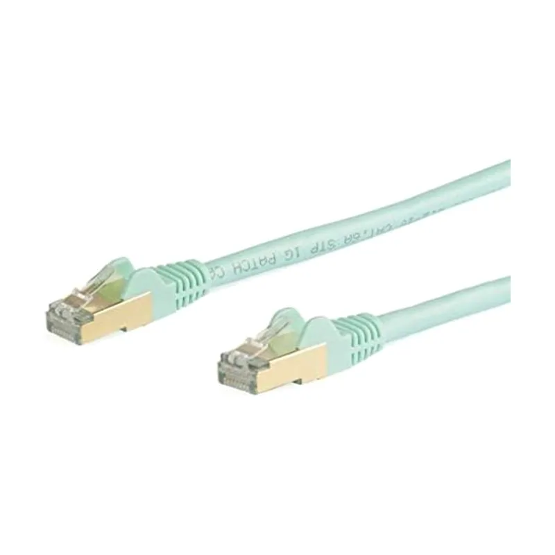 Startech StarTech.com Cable de 5m de Red Ethernet CAT6a Aqua RJ45 STP