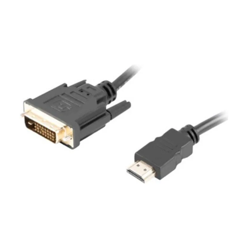 Lanberg CA-HDDV-20CU-0018-BK adaptador de cable de vídeo 1,8 m HDMI tipo A Estándar DVI-D