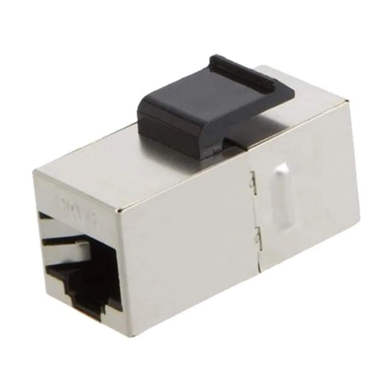 Adaptador Doble Hembra Rj45 Cat 6 Ftp Tipo Keystone