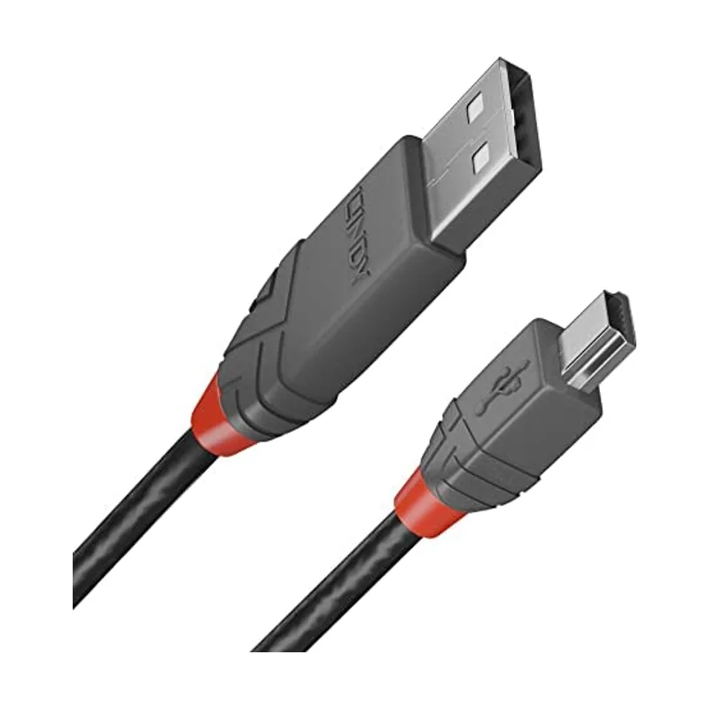 Lindy 36723 cable USB 2 m USB 2.0 USB A Mini-USB B
