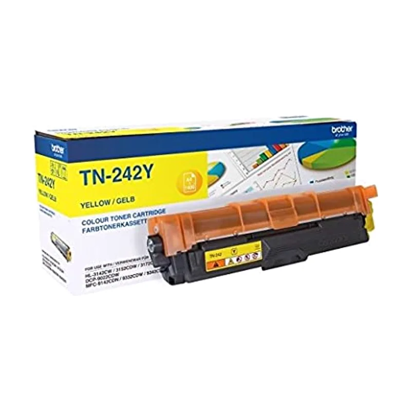 Brother TN-242Y cartucho de tóner 1 pieza s