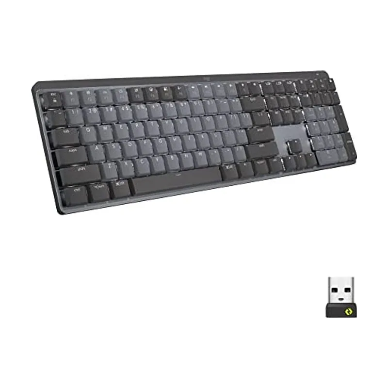 Logitech MX Mechanical teclado RF Wireless + Bluetooth QWERTZ Alemán