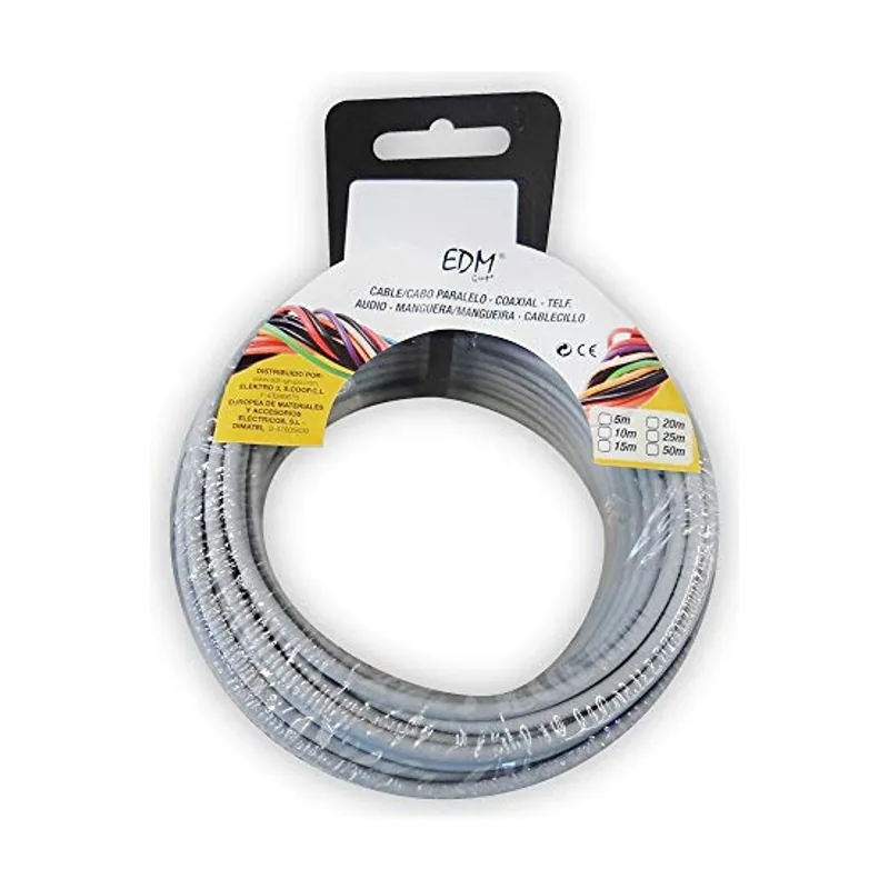 EDM 28424 Carrete Cablecillo Flexible Libre-Halógenos