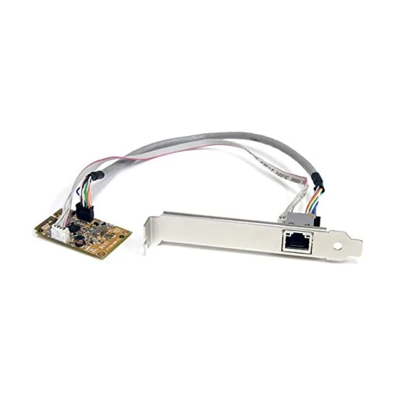 Adaptador Tarjeta de Red NIC Mini PCI Express PCI-e PCIe 1 Puerto Gigabit Ethernet RJ45
