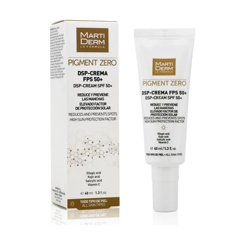 Martiderm PIGMENT ZERO DSP crema despigmentante SPF50+ 40 ml