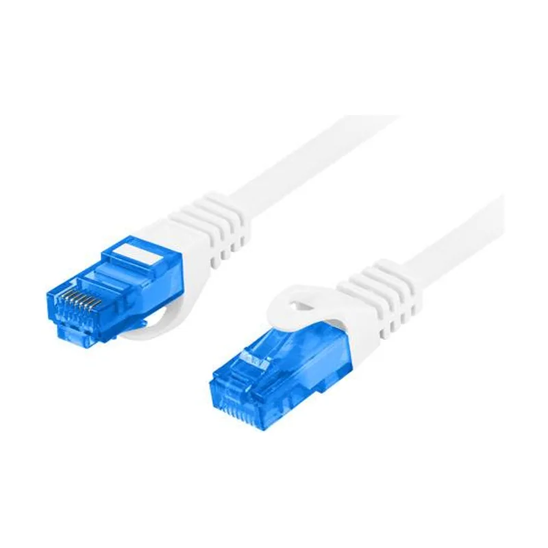 Lanberg PCF6A-10CC-0050-W cable de red Blanco 0,5 m Cat6a S/FTP S-STP