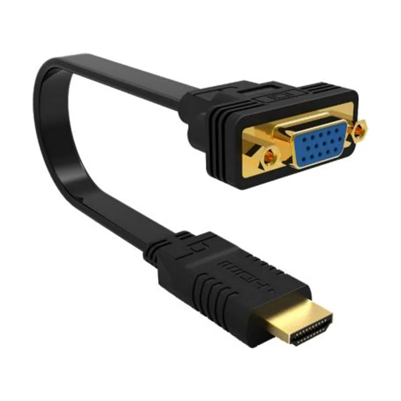 Ewent Adaptador HDMI a VGA Full HD 1080p 60Hz Full HD Convertidor de HDMI Macho a VGA Hembra