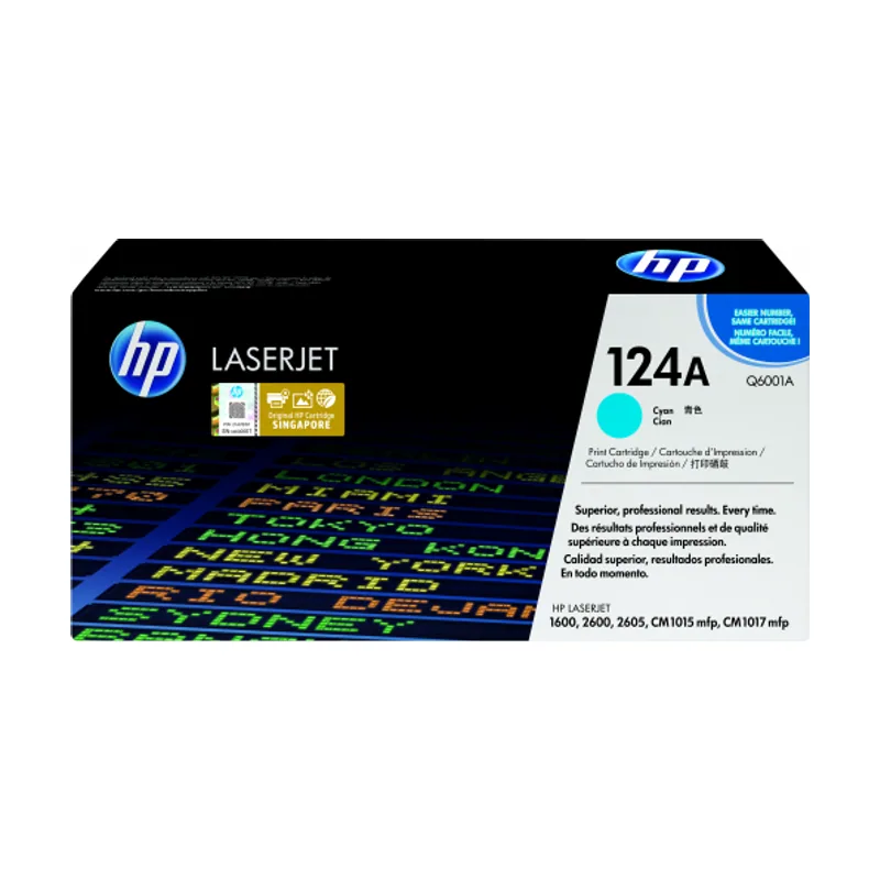 HP 124A CYN Orgl Laserjet Toner Cart