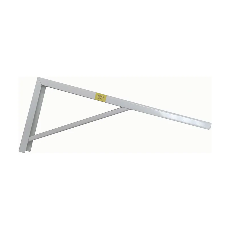 Fepre Escuadra de acero blanco robusto 18x40cm edm