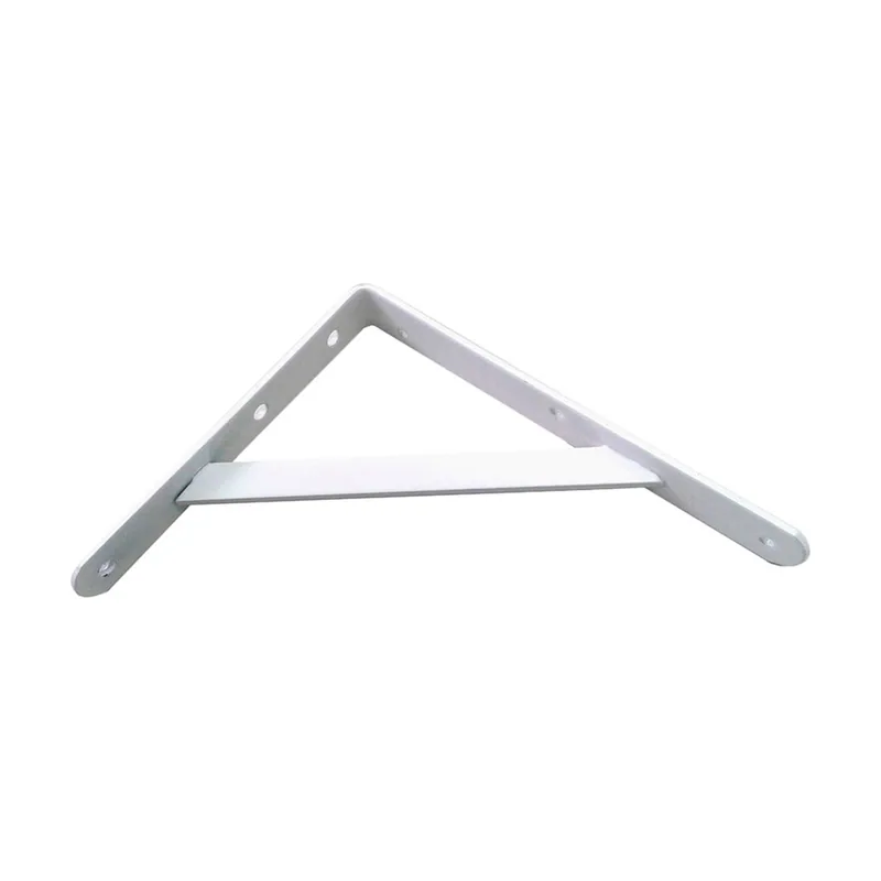 Fepre Escuadra de acero blanco fortex 20x25cm edm