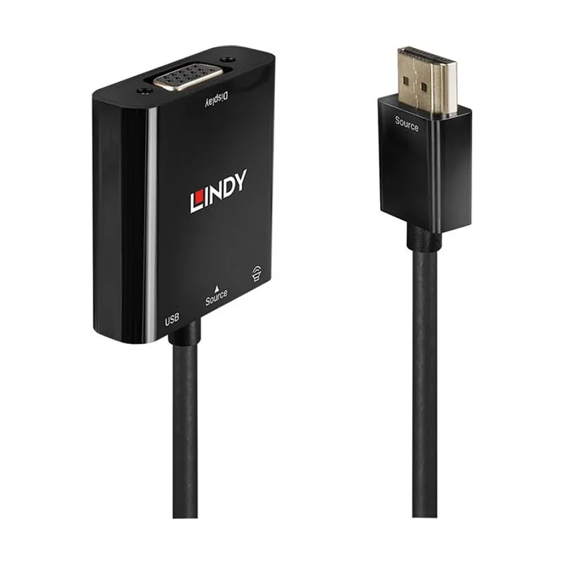 38285 adaptador de cable de vídeo 0,1 m HDMI tipo A Estándar VGA D-Sub