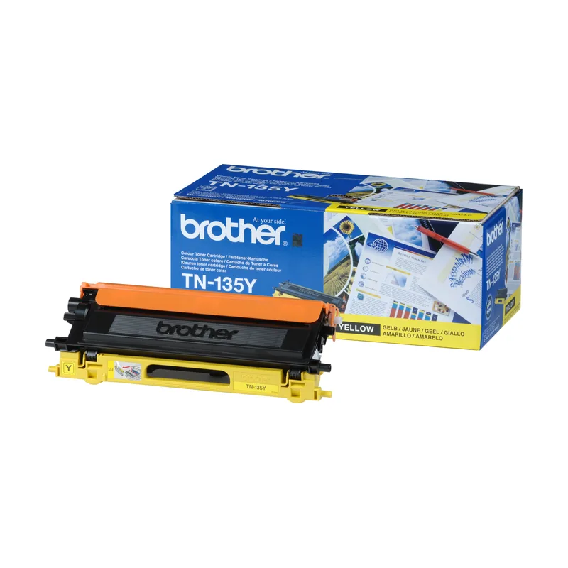 Brother TN-135Y cartucho de tóner 1 pieza s