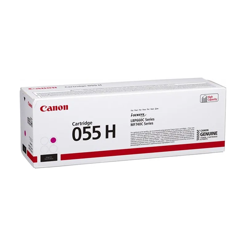 Canon 055H cartucho de tóner 1 pieza s Magenta